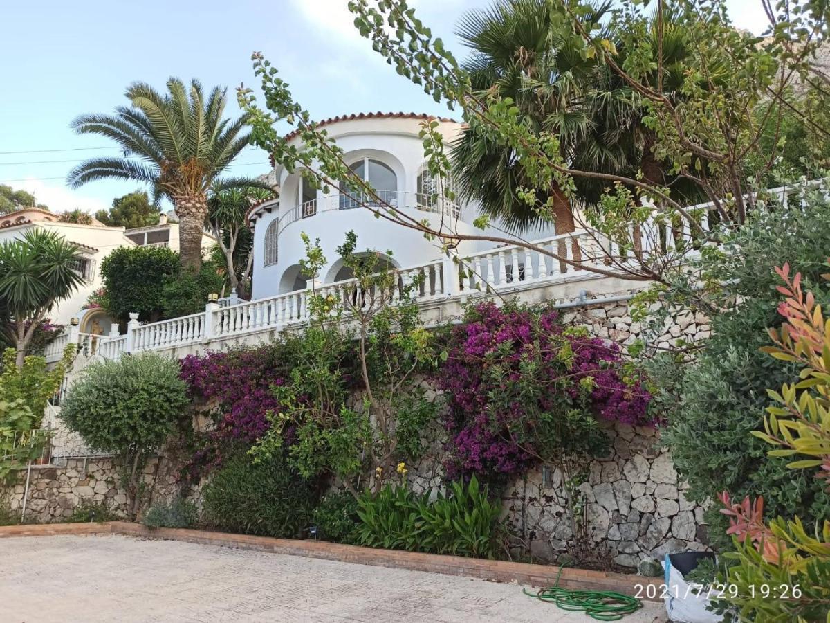 Villa Med Panoramautsikt Med Privat Pool I Calpe, Costa Blanca, Spanien Exterior photo